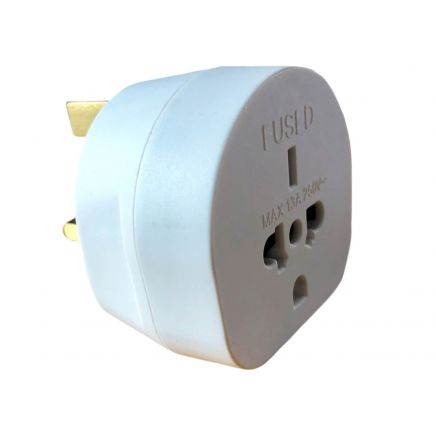 EU/US/CAN/AUS to UK Adaptor 13A DCN1666