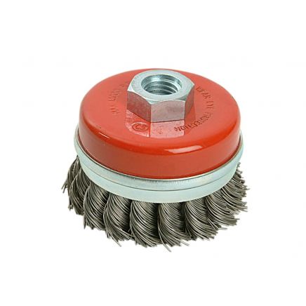 Twist Knot Wire Cup Brush 65mm x M14 Bore B/DX36080