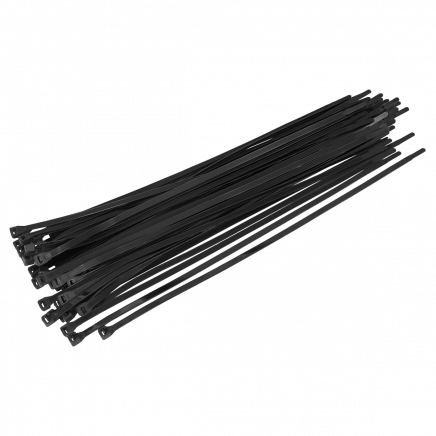 Cable Tie 450 x 7.6mm Black Pack of 50 CT45076P50