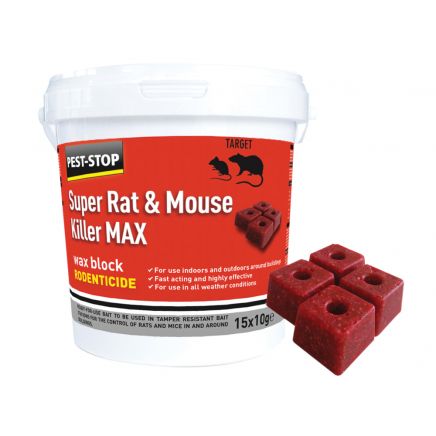 Super Rat & Mouse Killer MAX Wax Blocks PRCPSWB03