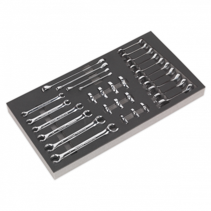 Tool Tray with Specialised Spanner Set 30pc - Metric S01125
