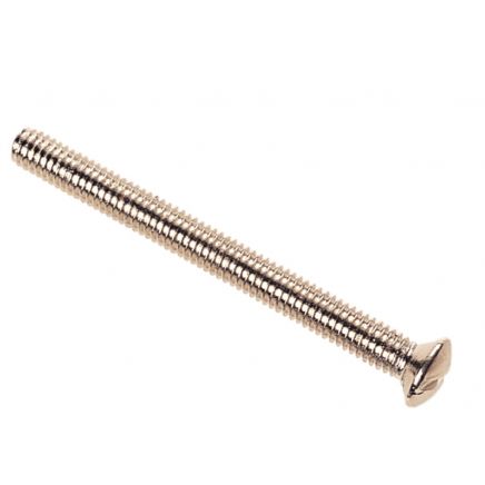 Switch/Socket Plate Screws, Nickle Plated