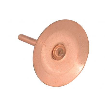 Copper Disc Rivets 20 x 20 x 1.5mm (Bag 100) FORDISCRIVC