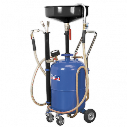 Mobile Oil Drainer with Probes 35L Air Discharge AK456DX