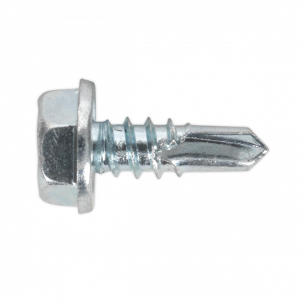 Self-Drilling Screw 4.8 x 13mm Hex Head Zinc Pack of 100 SDHX4813