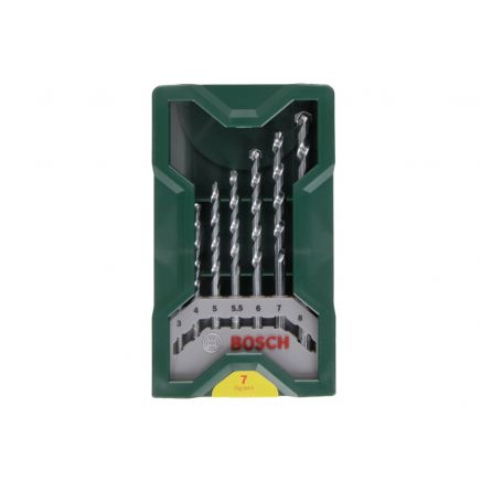 Mini-X-Line Masonry Drill Bit Set, 7 Piece BPA607019581