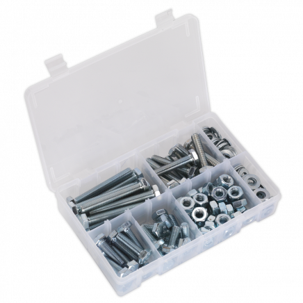 Setscrew, Nut & Washer Assortment 150pc High Tensile M10 Metric AB052SNW