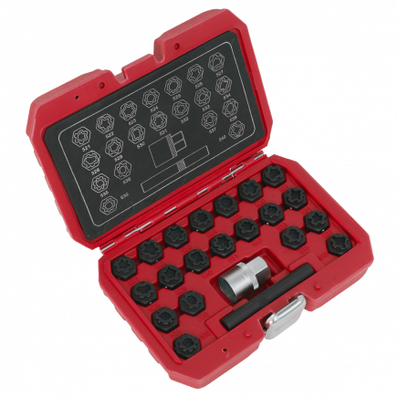 Locking Wheel Nut Key Set 22pc - VAG SX220