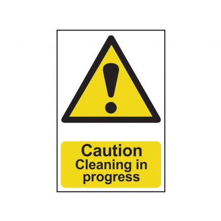Caution Cleaning In Progress - PVC 200 x 300mm SCA1114