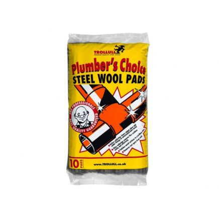 Plumber's Choice Steel Wool Pads 200g TRO771210