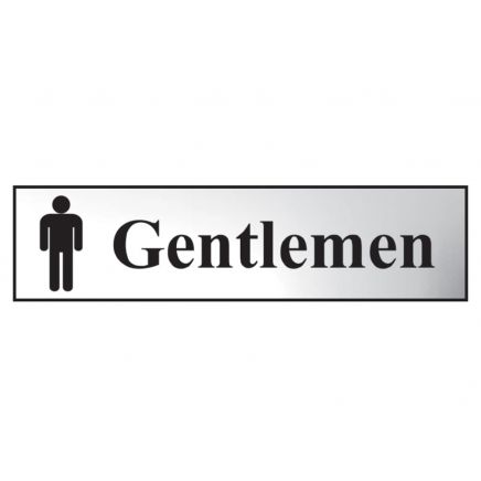 Sign: Gentlemen Bathroom