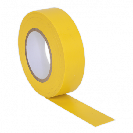 PVC Insulating Tape 19mm x 20m Yellow Pack of 10 ITYEL10