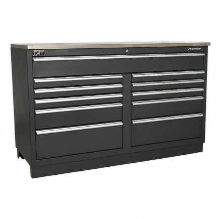 Modular Floor Cabinet 11 Drawer 1550mm Heavy-Duty APMS04