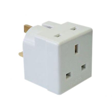 2 Way Adaptor 13A Fused DCN5685NB