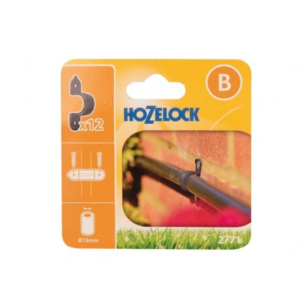 2771 Wall Clip 13mm (Pack 12) HOZ27710012