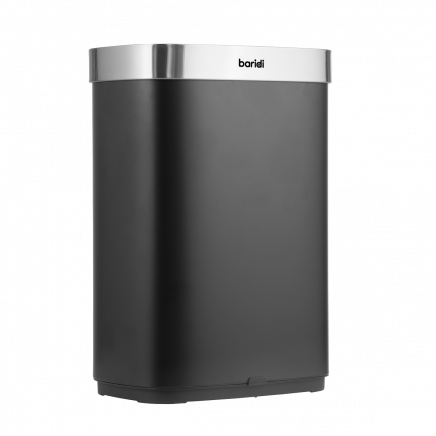Sensor Bin 65L - Black/Stainless Steel DH282