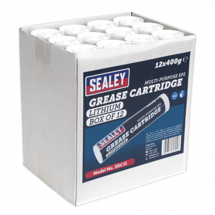 Grease Cartridge EP2 Lithium 400g Pack of 12 SGC12