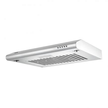 Baridi Visor Cooker Hood Extractor Fan 60cm - Stainless Steel DH108