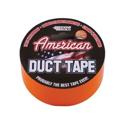 American Duct Tape 50mm x 25m Orange EVBUSDTO25M