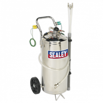 Air Operated Fuel Drainer 40L Stainless Steel TP200S