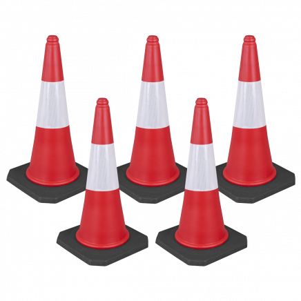 Traffic Cone 75cm - Pack of 5 TFC05