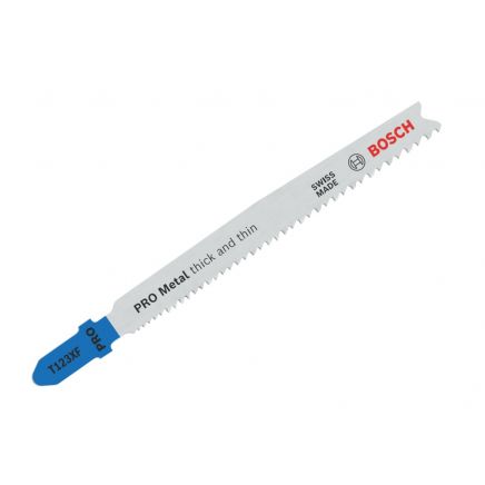 PRO Metal thick and thin T123XF Jigsaw Blade 100mm Pack of 5 BPAT123XF