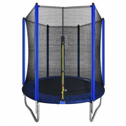 Dellonda 6ft Heavy Duty Outdoor Trampoline with Safety Enclosure Net DL66
