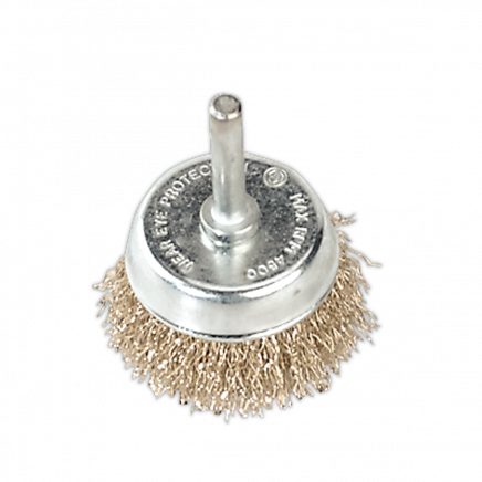 Wire Cup Brush Ø50mm with Ø6mm Shaft SCB50