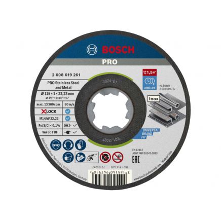 PRO Stainless Steel and Metal Bonded Cutting Disc