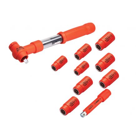 Insulated 3/8in Drive Metric Torque Wrench Kit, 10 Piece ITL00028