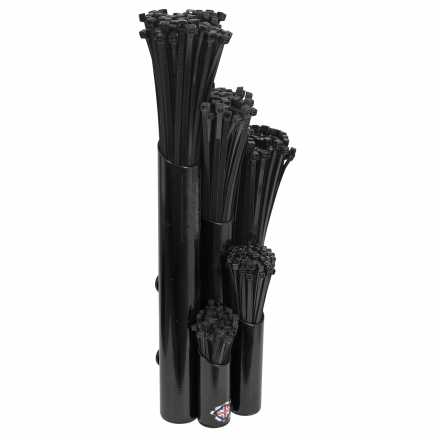 Large Magnetic Cable Tie Holder - Black APCTHBXL