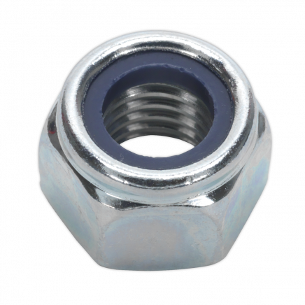 Nylon Locknut M12 Zinc Pack of 25 NLN12