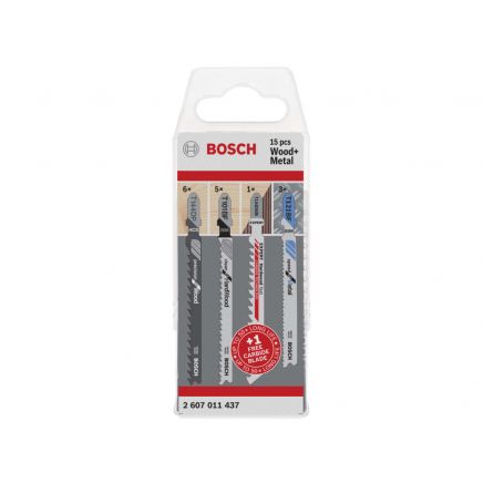 Wood and Metal Jigsaw Blade Set, 15 Piece BPA607011437