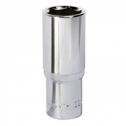 WallDrive® Socket 22mm Deep 1/2"Sq Drive Fully Polished SP1222D