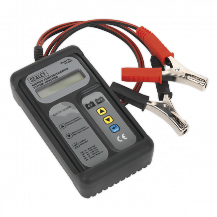 Digital Battery & Alternator Tester 6-12V Battery 6, 12, 24V Alternator BT2002