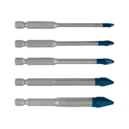 EXPERT HEX-9 Hard Ceramic Drill Bit Set 5 Piece BPA608900597