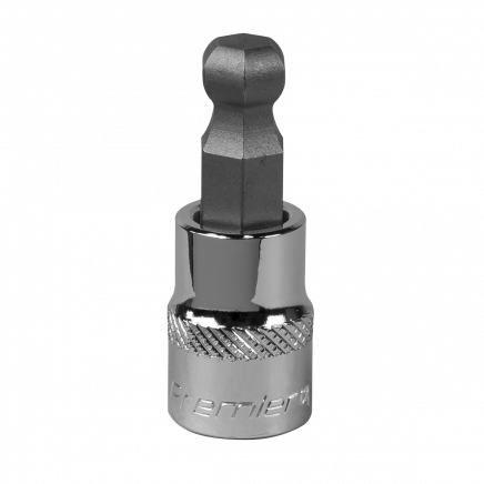 Ball-End Hex Socket Bit 10mm 3/8"Sq Drive SBBH008