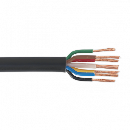 Automotive Cable Thin Wall 6 x 1mm² 32/0.20mm, 1 x 2mm² 28/0.30mm 30m Black AC28307CTH