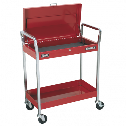 Trolley 2-Level Heavy-Duty with Lockable Top CX104