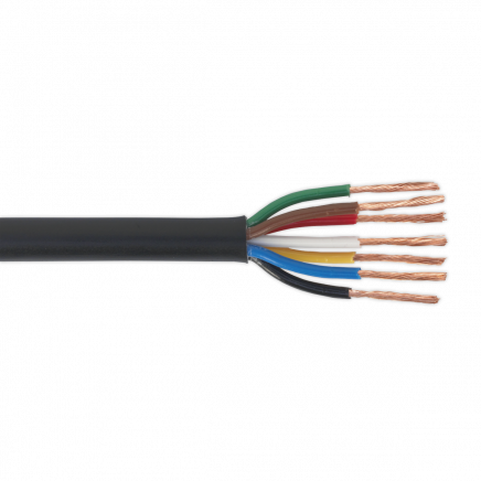 Automotive Cable Thin Wall 7 x 0.75mm² 24/0.20mm 30m Black AC24207CTH