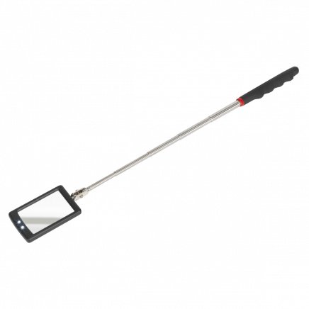 Telescopic Inspection Mirror 52 x 83mm with 2 LEDs S0948