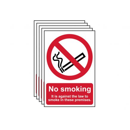 No Smoking In These Premises PVC 200 x 300mm SCA05675