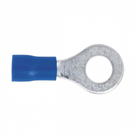 Easy-Entry Ring Terminal Ø6.4mm (1/4") Blue Pack of 100 BT26