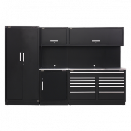 Premier 3.3m Storage System - Stainless Worktop APMSCOMBO2SS