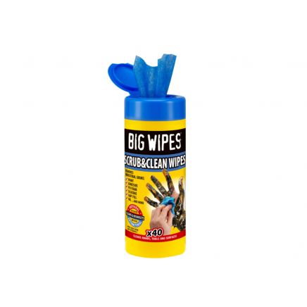 Scrub & Clean Antiviral Wipes (Tub 40) BGW2029