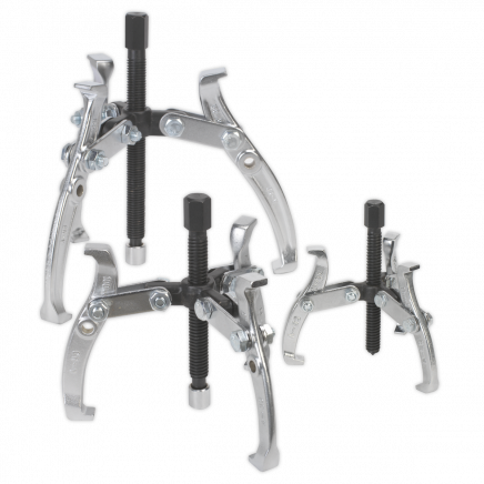 Gear Reversible Puller Set 3pc Triple Leg AK78