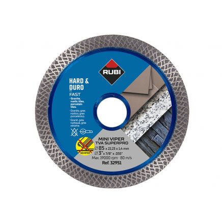 TVA 85 SUPERPRO Mini Turbo Viper Diamond Blade 85mm RUB32951