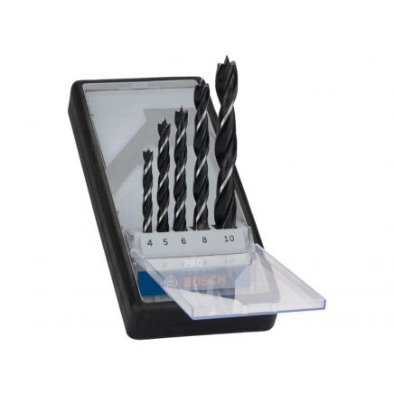 PRO Wood Brad Point Drill Bit Set, 5 Piece BPA607010527