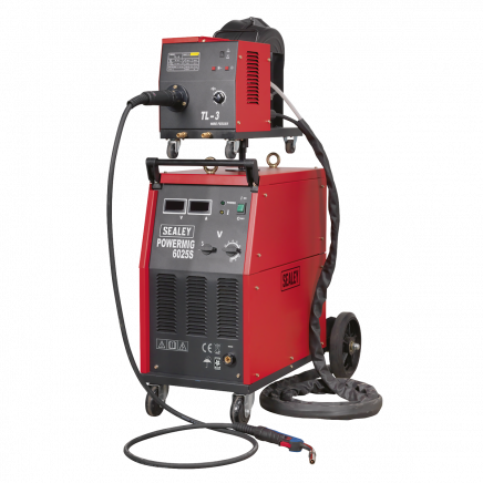 Professional MIG Welder 250A 415V 3ph with Binzel® Euro Torch & Portable Wire Drive POWERMIG6025S