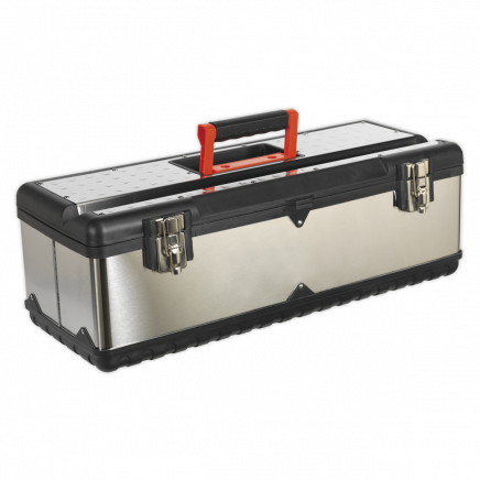 Stainless Steel Toolbox 660mm with Tote Tray AP660S